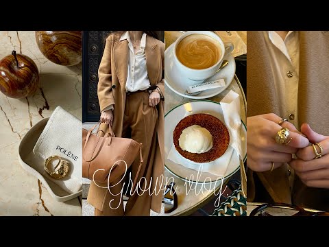 vlog『パリジェンヌに大人気のPOLENEでお買い物🤎』 購入品の紹介| フランス発人気ベーカリー|最近のスキンケアとコスメ |ポレーヌ バッグ レビュー| Polene | 東京 Vlog