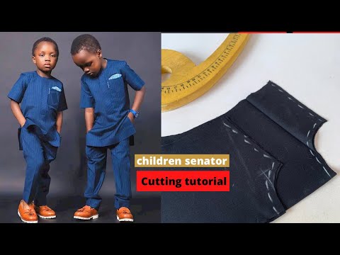 How to cut a kid native shirt senator step by step full cutting