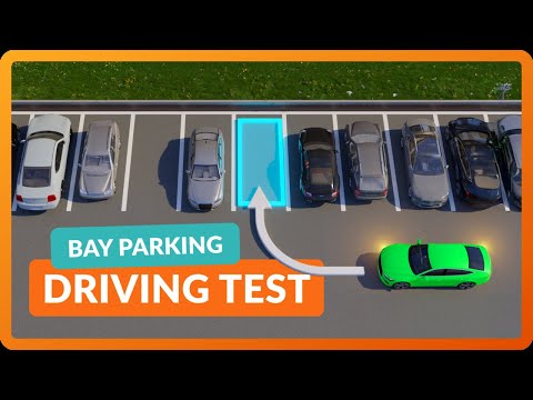 Easy Forward Bay Parking (Step-By-Step) - Driving Tips