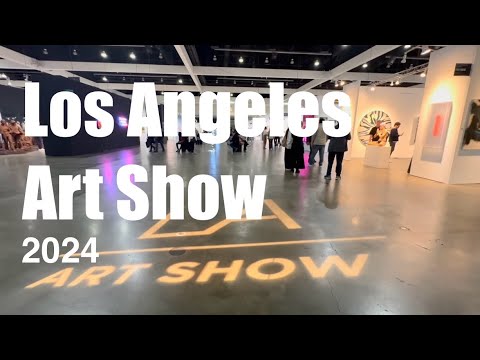 LA ART SHOW 2024 detailed walk through | Los Angeles | California
