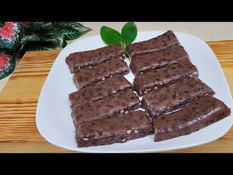 紅豆糯米糕的做法，軟糯Q彈，簡單易做，聽幾分鐘音樂就看會了😋Red bean glutinous rice cake recipe