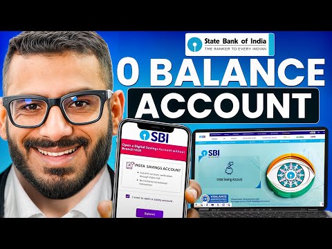 SBI Zero Balance Account Opening Online | SBI Online Account Opening