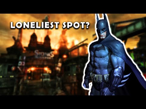 What is the LONELIEST AREA in Arkham City's Industrial Mile?