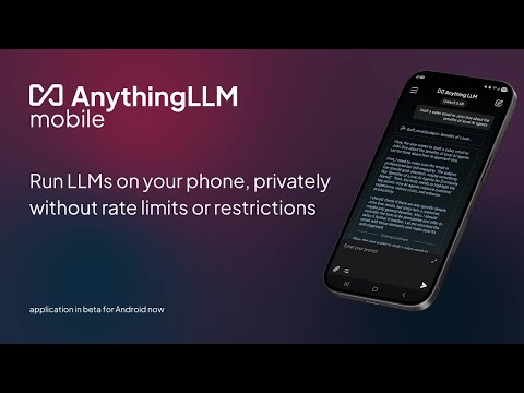 AnythingLLM Mobile | The Final Frontier of Local AI | Beta Promo