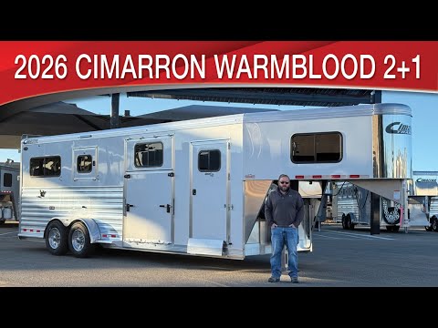 2026 Cimarron Norstar Warmblood 2+1 Air Ride Gooseneck