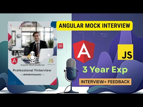 Angular Mock Interview (3 Years Exp) | Live Interview with Feedback