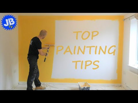 How to Paint a Wall - Top Tips from Prepping to Cleaning