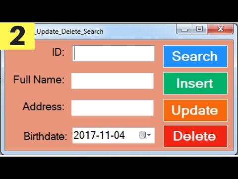 VB.NET And MySQL - How To Insert Update Delete Search In MySQL DataBase Using VBNet [ with code ] P2