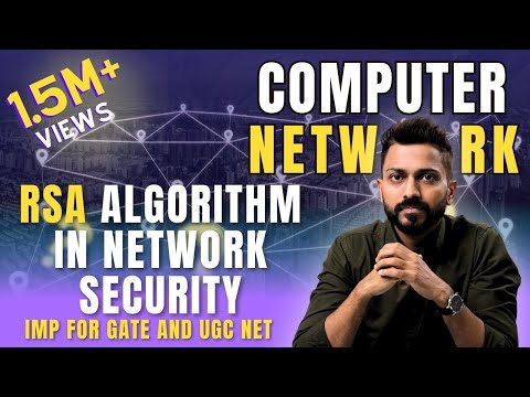 Lec-84: RSA Algorithm in Network Security with examples in Hindi rsa algorithm example in hindi