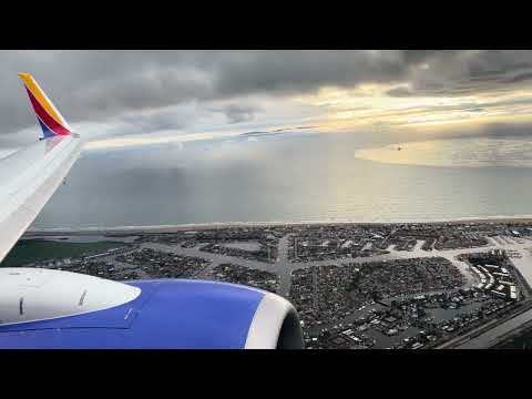 Southwest Airlines 737-7H4 (N944WN) Approach and landing into Long Beach Airport from Sacramento.