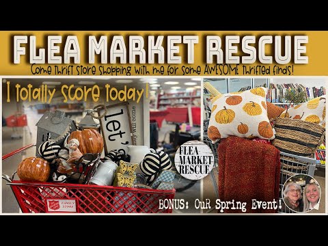 COME SHOP WITH ME ON A HUGE THRIFT STORE HOME DECOR FINDS HAUL + SPRING EVENT