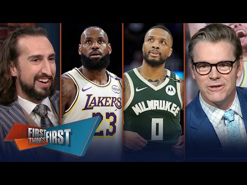 Lakers in trouble down 3-1 & Damian Lillard suffers devastating injury | NBA | FIRST THINGS FIRST