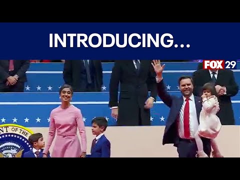 President Trump, Vice President Vance introduced ahead of the inaugural parade