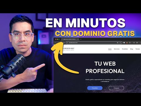 Cómo crear una página web con IA 🚀 Para Negocio con Dominio Gratis