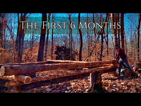 Building a Remote Log Cabin -  Off Grid