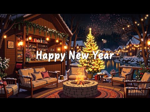 Happy New Year 2026 | Cozy Coffee Shop Ambience with Smooth Lo-fi Jazz Beats to Chill & Relax