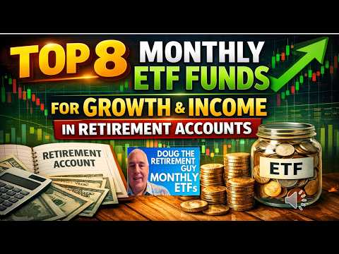 My Top 8 Monthly ETF Funds for Growth & Income Smart Retirement Framework