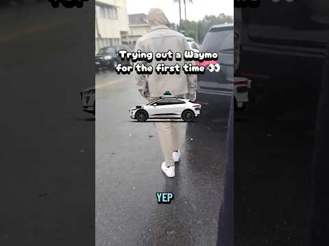 we tried out the waymo for the first time... #waymo #ai  #selfdrivingcar