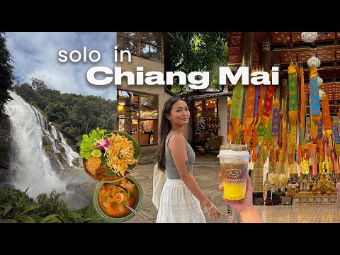 solo traveling in Chiang Mai, Thailand vlog 🇹🇭 best things to do, local food & more