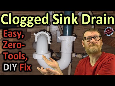 Clog Fix: Clean out P-Trap | Bathroom Sink Drain