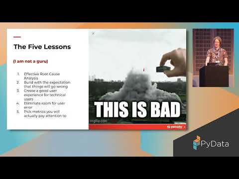 Alexander Darby -  5 Things I Learnt from Causing a Cloud Provider Outage | PyData London 2024