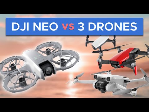 DJI Neo vs Mini 3 Pro vs Mavic Air vs Spark - Entry Level Drone Test and Comparison