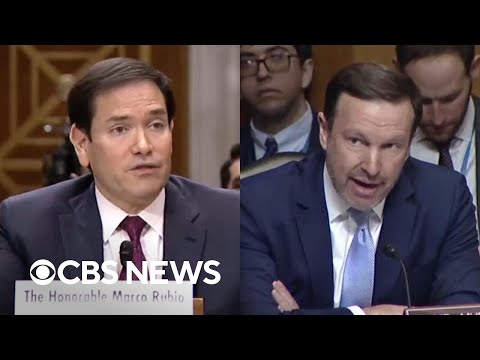 Watch: Sen. Murphy presses Rubio on Venezuela timeline, U.S. military presence
