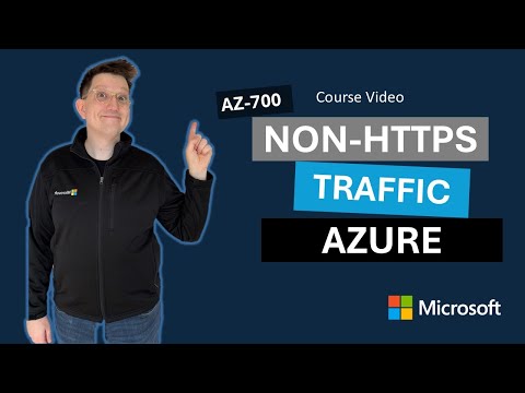 Load balance non-HTTP(S) traffic in Azure AZ-700