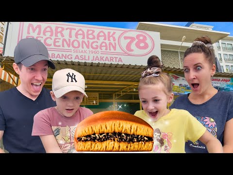 American Family Eats Martabak for the First Time!