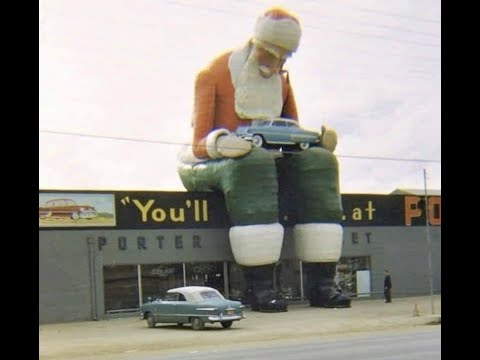 The 50ft Tall Santa With A Car On His Lap and More Wild Stories From Gearhead History