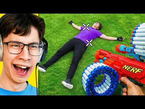 EXTREME NERF Video Game War in Real Life!