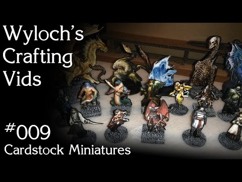 How to Make Cardstock Miniatures for Dungeons & Dragons, Poorhammer