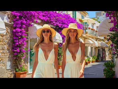 ๐ฎ๐น CAPRI, ITALY โ 4K HDR Walking Tour | Most Beautiful & Luxurious Island in the Mediterranean