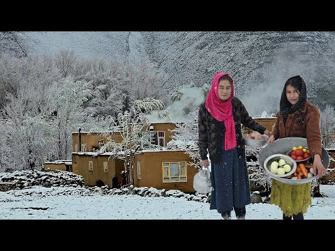 Coldest village in central Asia| Daily life of girls there