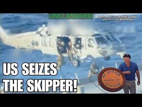 U.S. Seizes A Shadow Fleet Super Tanker off Venezuela | The Skipper Has Been Arrested!
