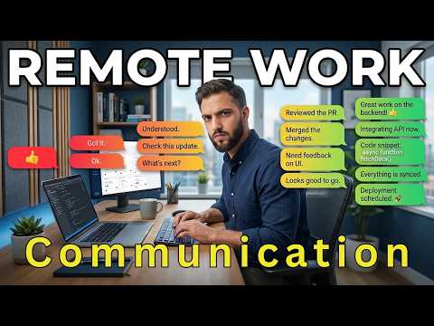 STOP Communicating like this (You'll Get Fired) as a Remote Developer