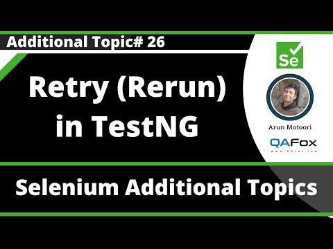 Retry (Rerun) Failed Selenium Automation Tests in TestNG