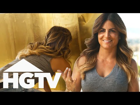 Alison Victoria Adds A Golden Twist To Her Already Luxurious Kitchen | Rock The Block