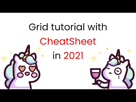 Complete Grid Tutorial with Cheat Sheet 2021 🎖️|| CSS Grid 2021