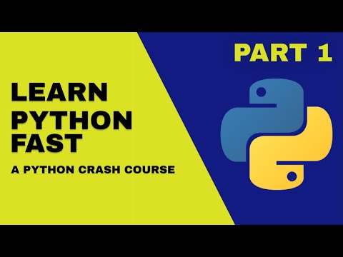 Python Crash Course 2025 | Learn Python Fast Part 1