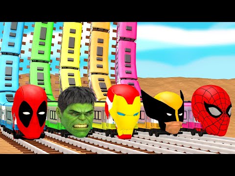 🚦Dangerous Railway💥Exploding Tracks and Runaway Trains❗Fumikiri 3D Railroad Crossing #train