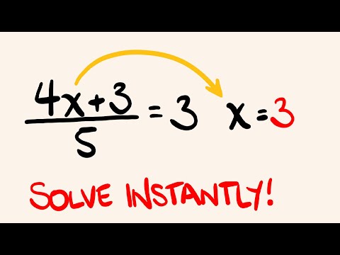 How to Solve Equations Easily.