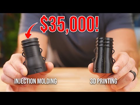 Why is 3D Printing so Expensive?  Injection Molding Comparison