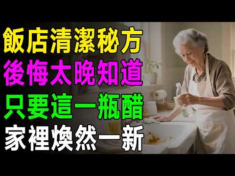 千萬別花冤枉錢！一瓶白醋等於15罐清潔劑！資深家事達人親授，從廚房到浴室，陳年污垢一擦就掉！