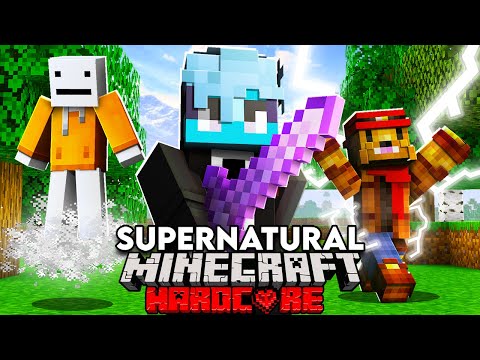 100 Players Simulate Minecraft's Supernatural Hunger Games...