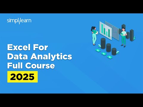 Excel For Data Analysis Full Course 2026 | Excel Data Analytics Tutorial For Beginners | Simplilearn