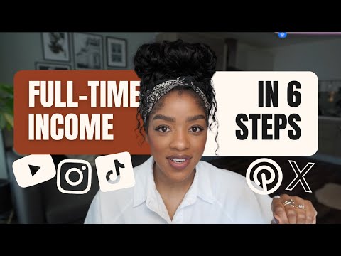 Earn an income as a creator in 6 steps | Best strategy!