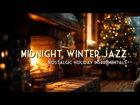 Midnight Winter Jazz 🕯️ Nostalgic Holiday Instrumentals (Sleep & Relax)