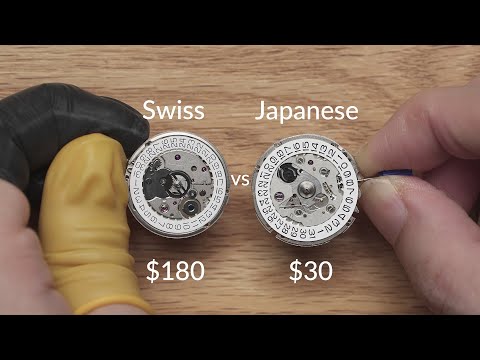 Why Swiss Mechanical Movement is More Expensive (Sellita SW200 VS Seiko NH35)