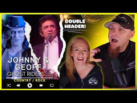 JOHNNY CASH & GEOFF CASTELLUCCI - DOUBLE HEADER! "Ghost Riders in the Sky"  // Audio Engineer Reacts